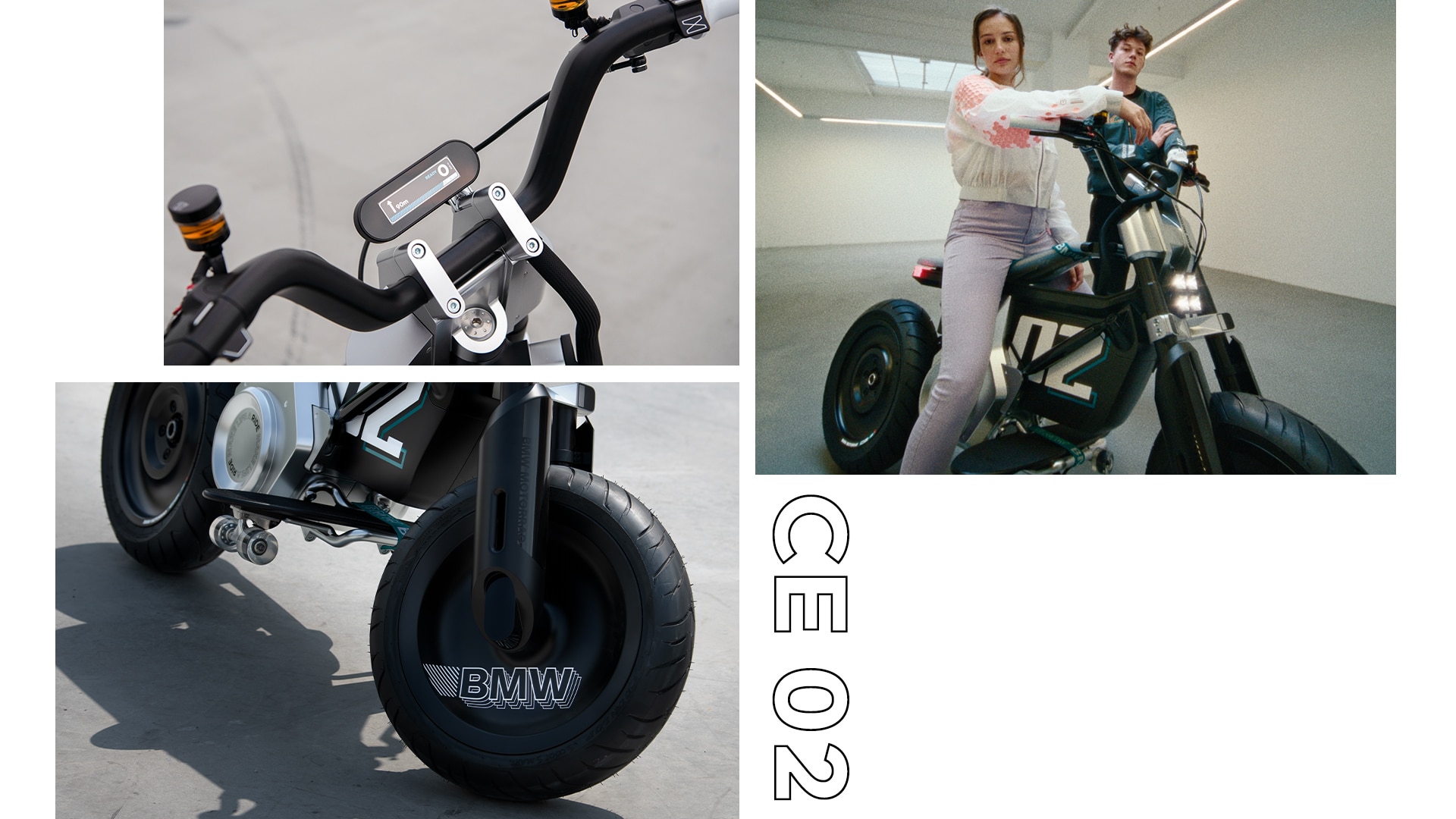 Il design del BMW Motorrad Concept CE 02 è emozionante e minimalista al tempo stesso.