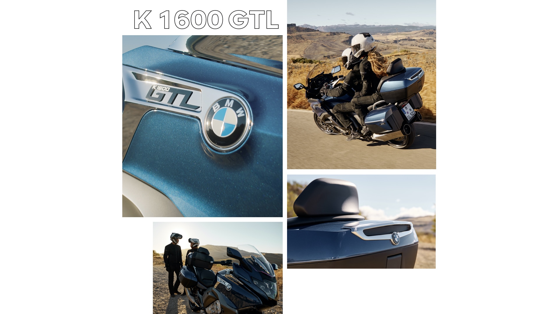 Scatti dinamici della K 1600 GT in azione.