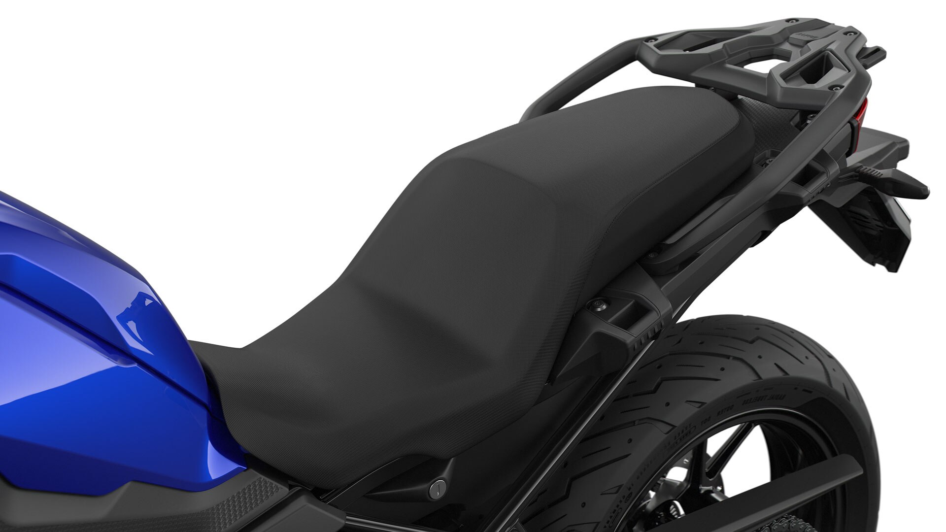 Nous voyons la selle de la F 750 GS.