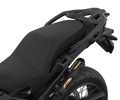 Nous voyons ici la selle de la F 850 GS.