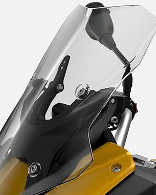 Nous voyons la bulle de la F 900 XR.