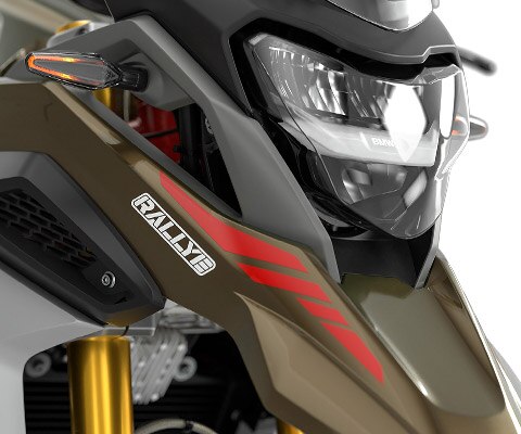 Nous voyons ici les phares LED avec éclairage diurne de la G 310 GS.