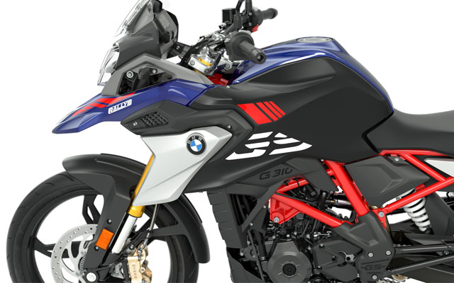 Wir sehen die typische GS-Flyline der G 310 GS.