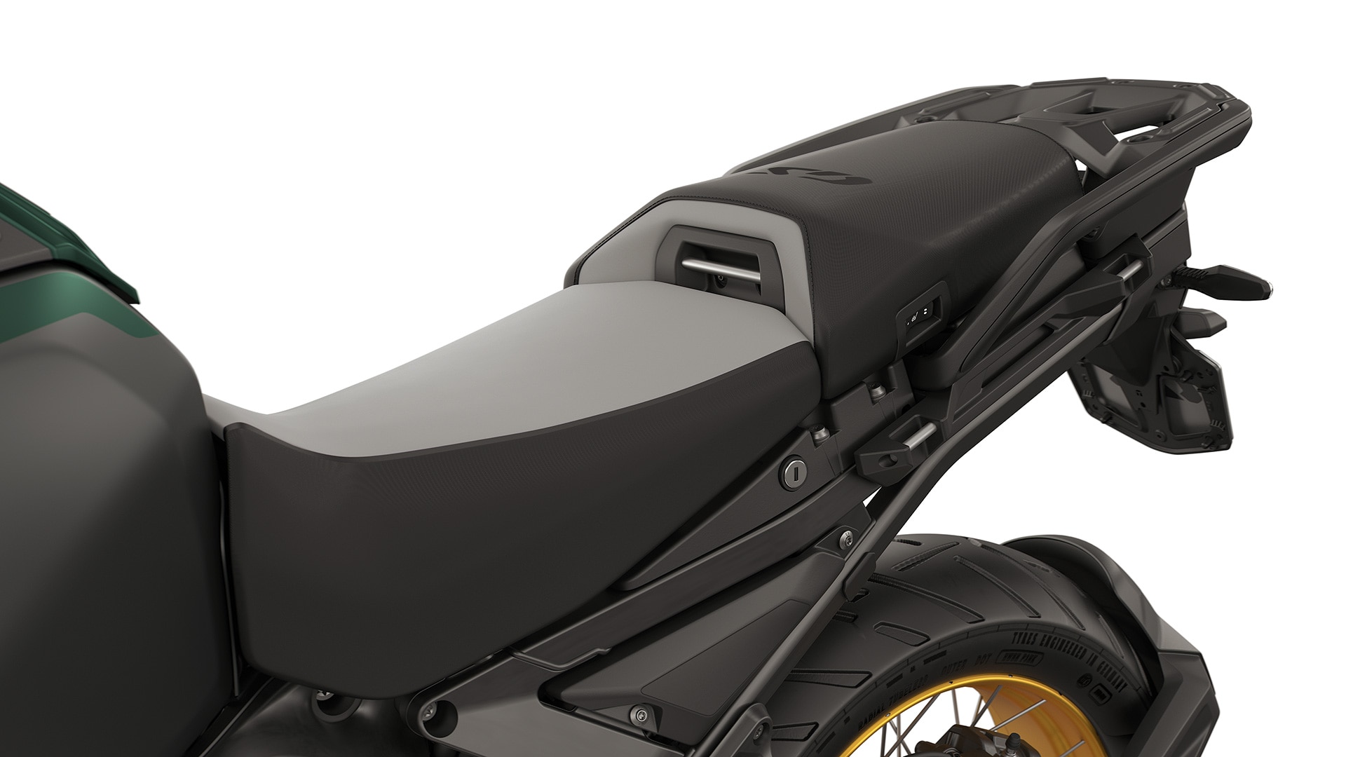 Sella comfort per pilota e passeggero con riscaldamento incluso