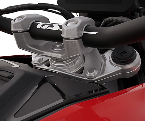 Gabelbrücke mit BMW EVO Telelever der R 1300 GS von BMW Motorrad