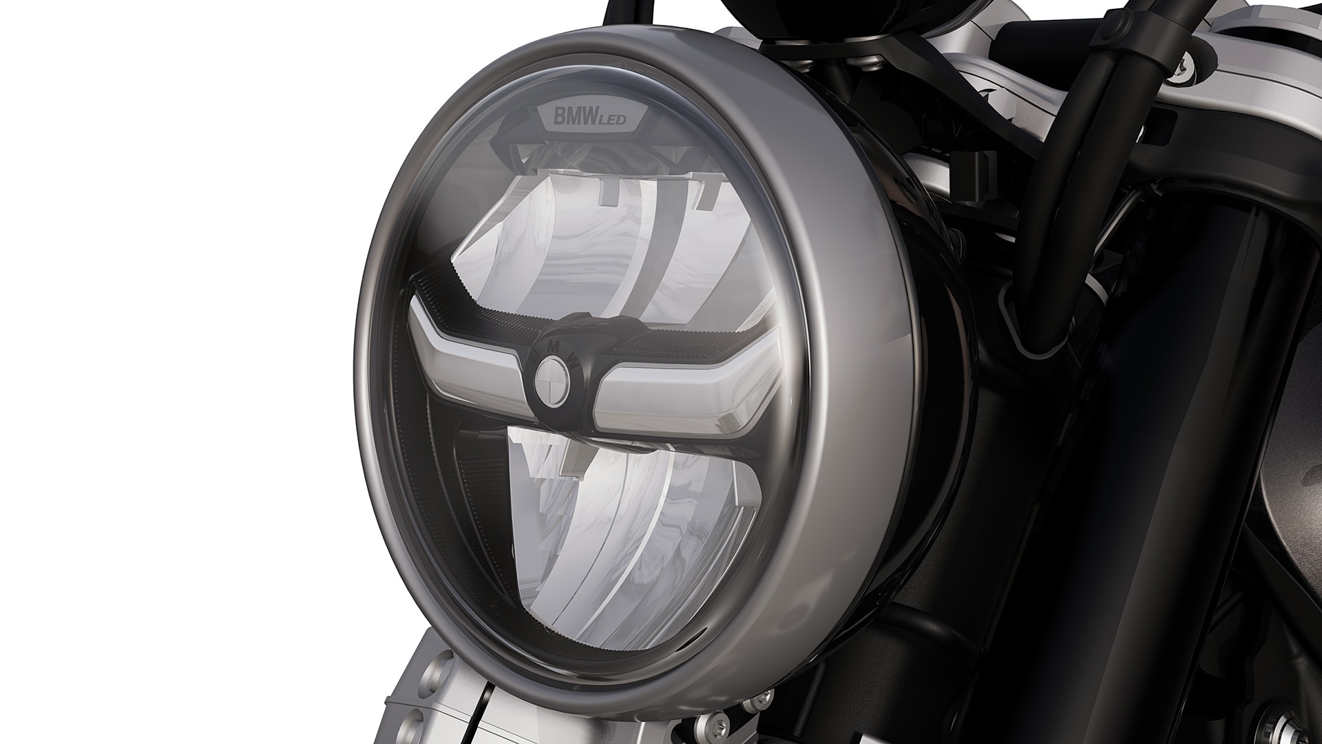 The R 12 from BMW Motorrad with LED headlights and daytime running light