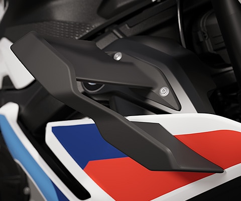 Les ailettes de la M 1000 R de BMW