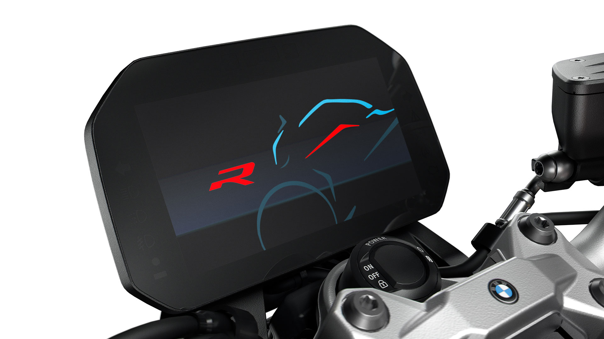 Wir sehen das große 6,5“ TFT Display der F 900 R.