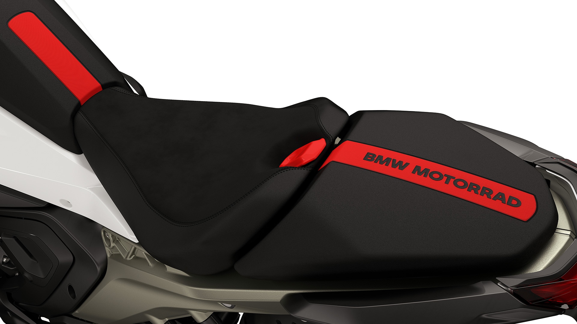 Der lackierte Sitzbankeinleger der R 1300 RS von BMW Motorrad