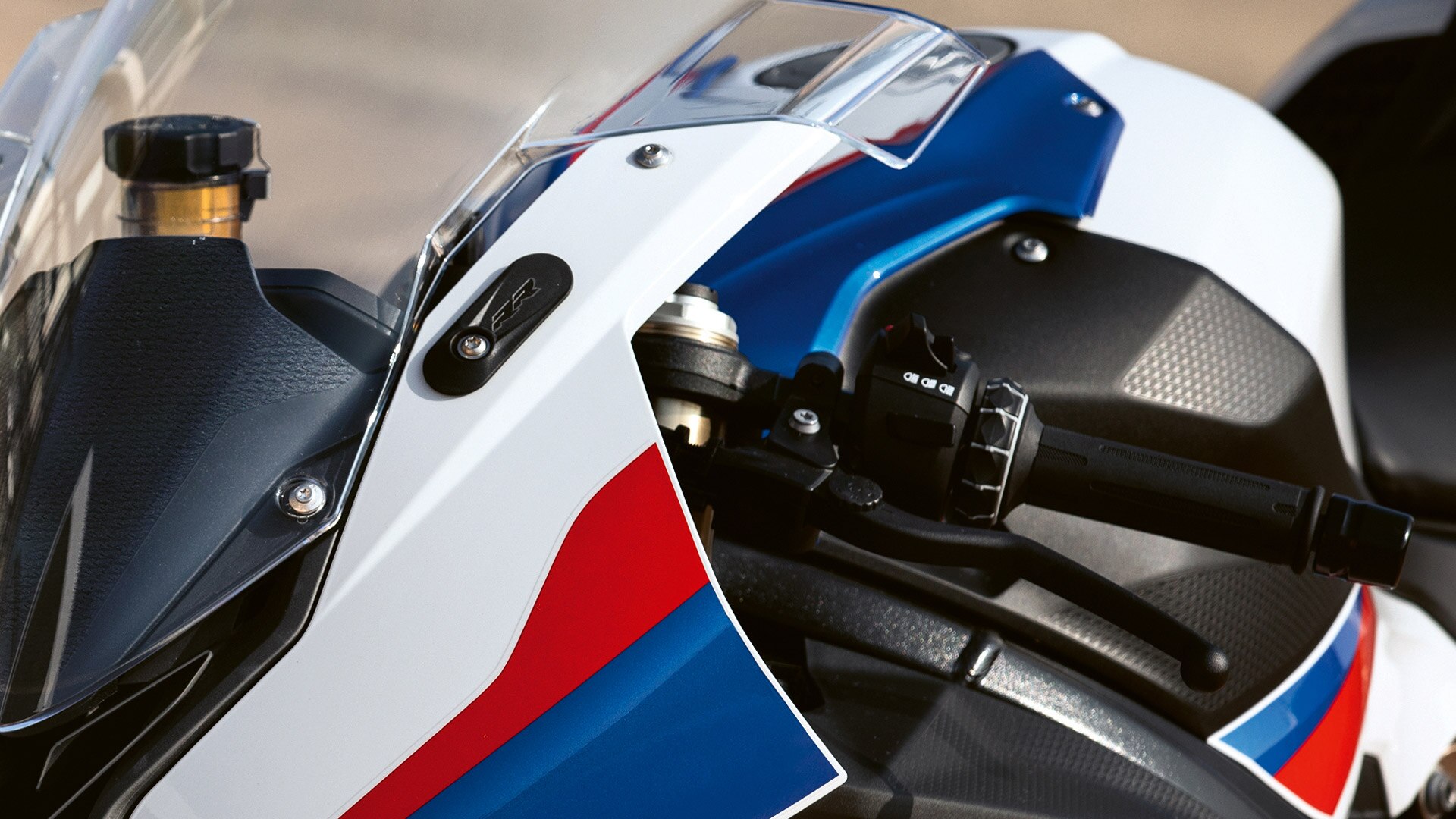 BMW RR, mulit-contrôle sur le volant