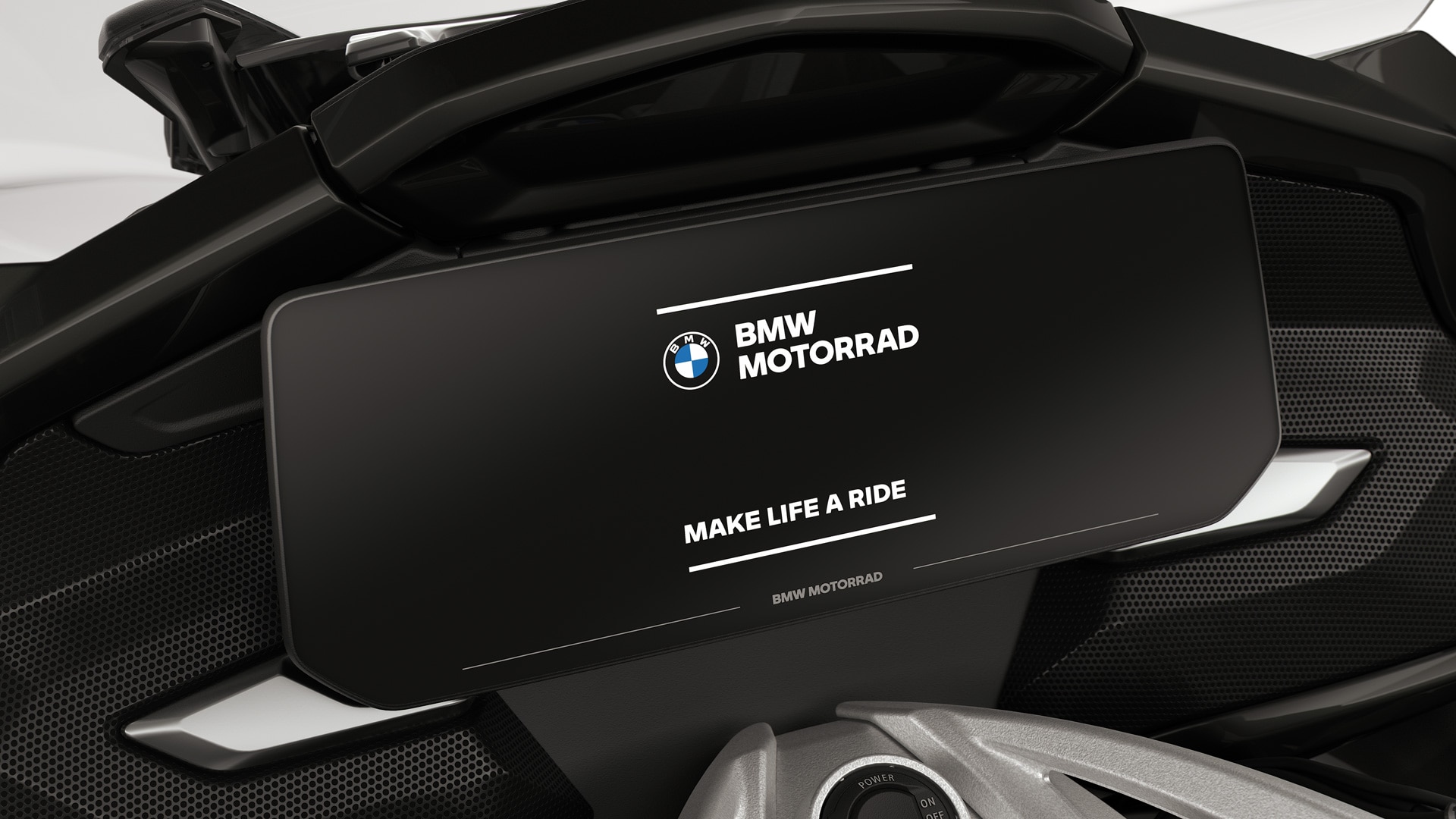 Fokus auf das TFT-Display der K 1600 GT.