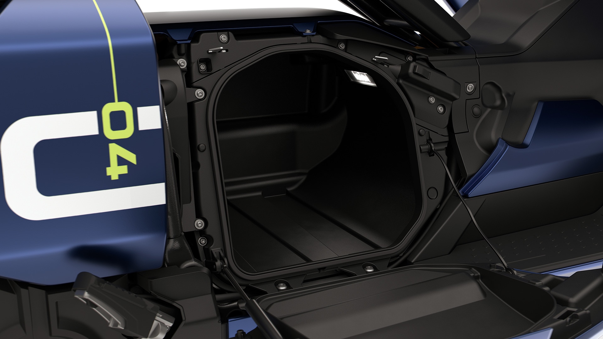 Side Loading des CE 04 von BMW Motorrad